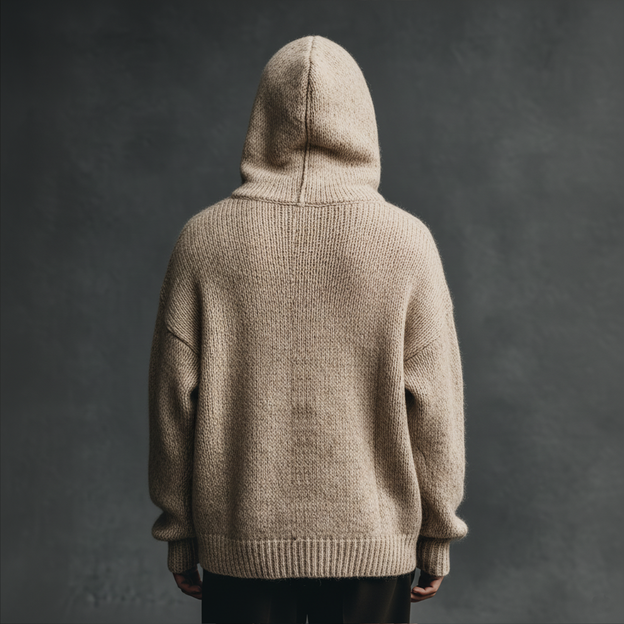 Men's Classic Casual Hooded Loose Sweater